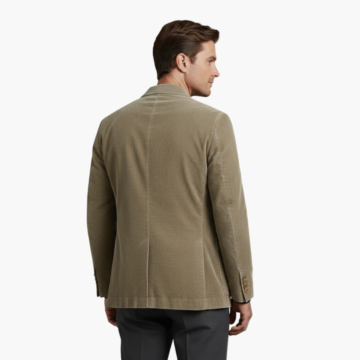 Nora | Elegant Men's Corduroy Blazer With Notched Lapels