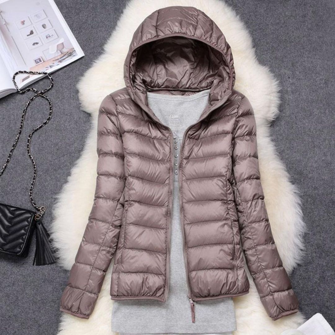 Arleth | Stylish Hooded Puffer Jacket With Quilted Design