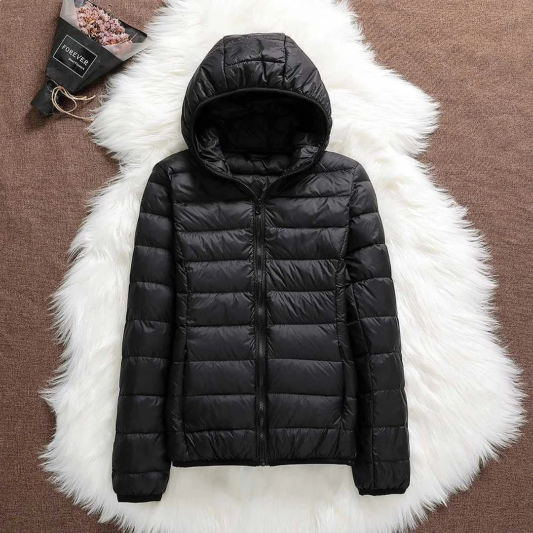 Arleth | Stylish Hooded Puffer Jacket With Quilted Design