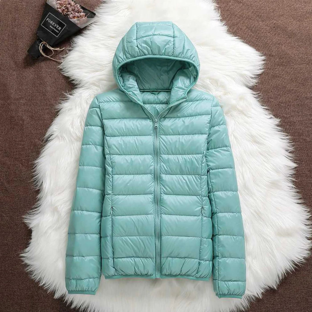 Arleth | Stylish Hooded Puffer Jacket With Quilted Design