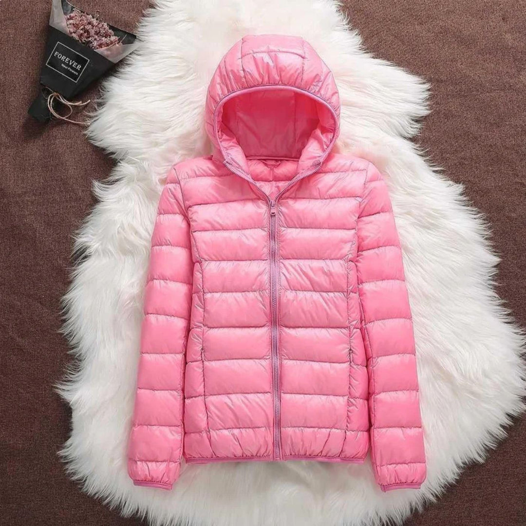 Arleth | Stylish Hooded Puffer Jacket With Quilted Design