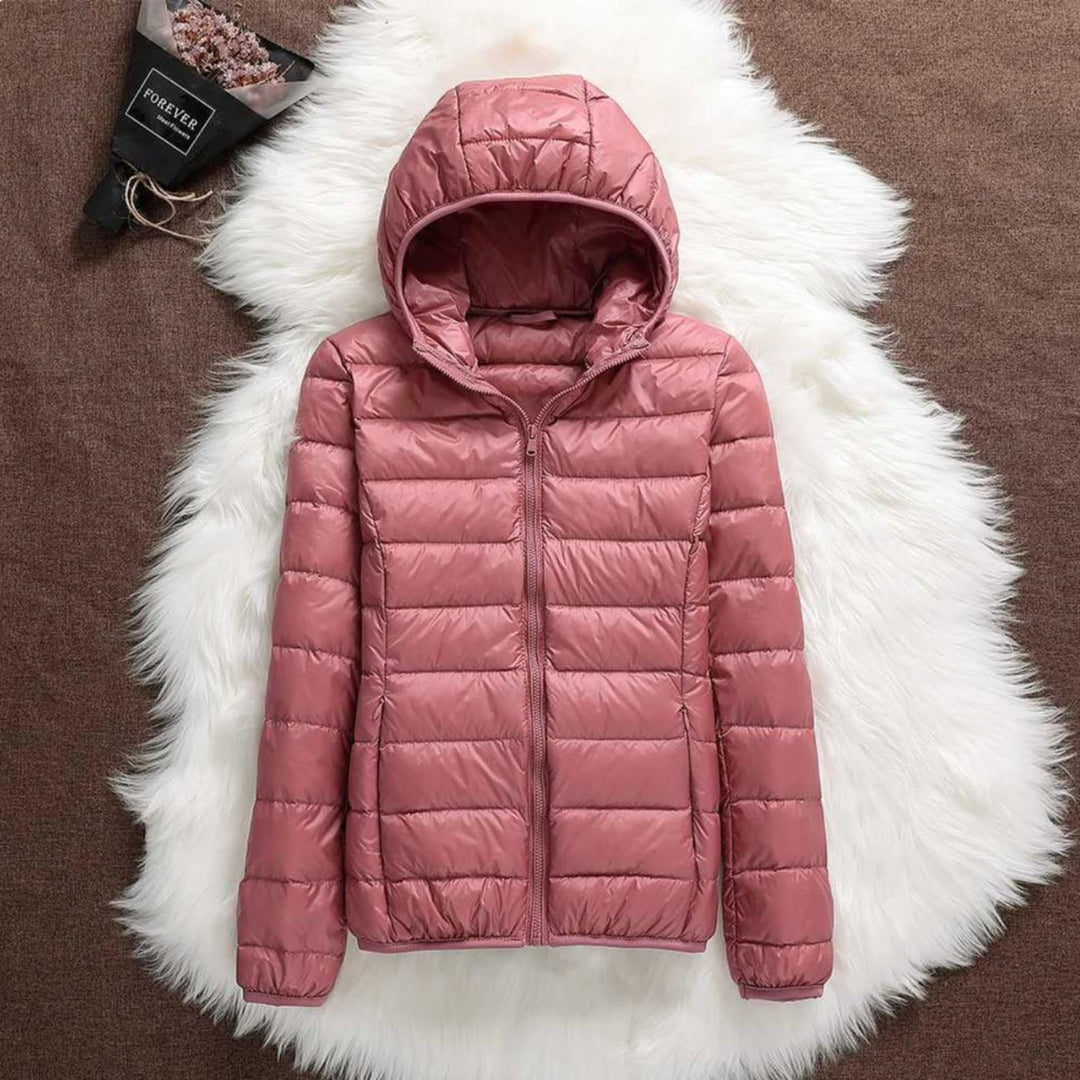 Arleth | Stylish Hooded Puffer Jacket With Quilted Design