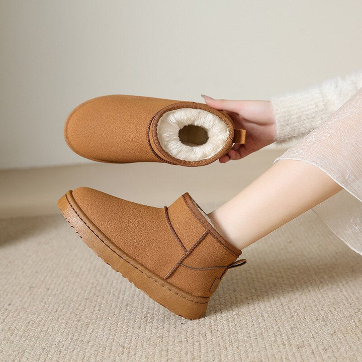 Belle | Stylish Waterproof Ankle Boots With Shearling Lining