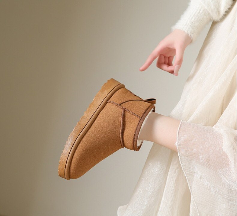 Belle | Stylish Waterproof Ankle Boots With Shearling Lining