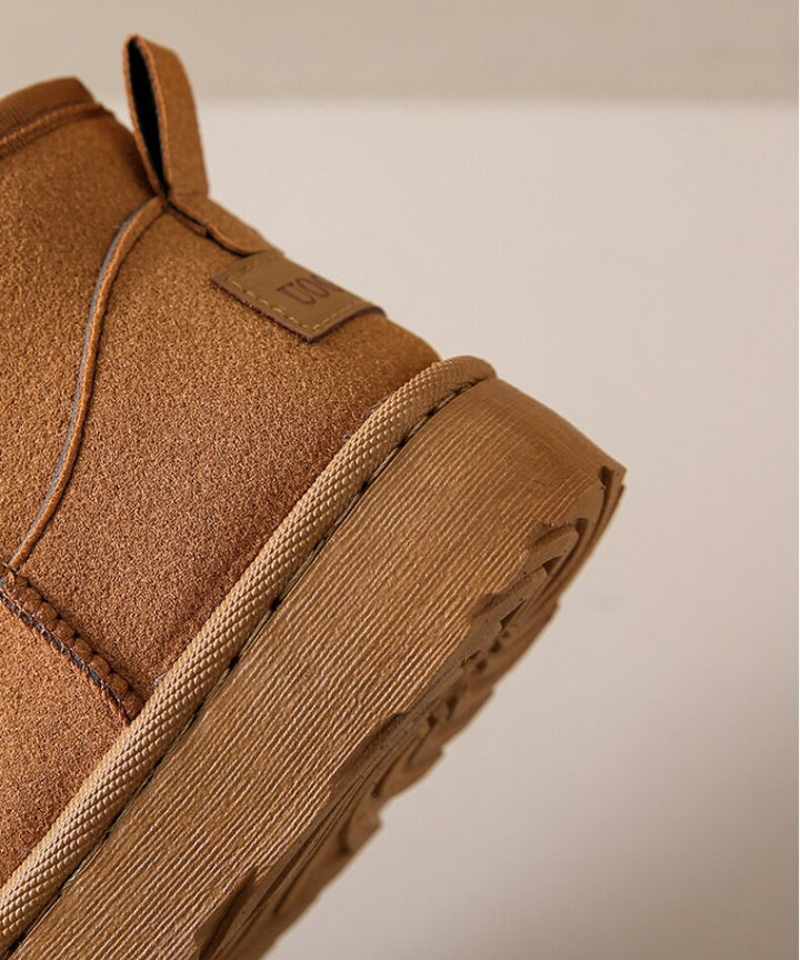 Willa | Chic Fleece-Lined Waterproof Ankle Boots For Women