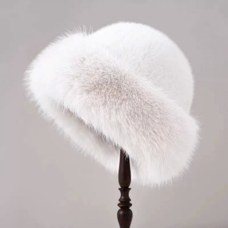Elyse | Chic Vintage Faux Fur Bucket Hat
