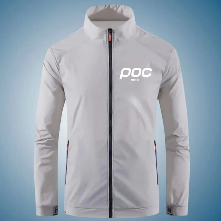 Evy | Sleek Men's Windproof Athletic Jacket With Full Zip