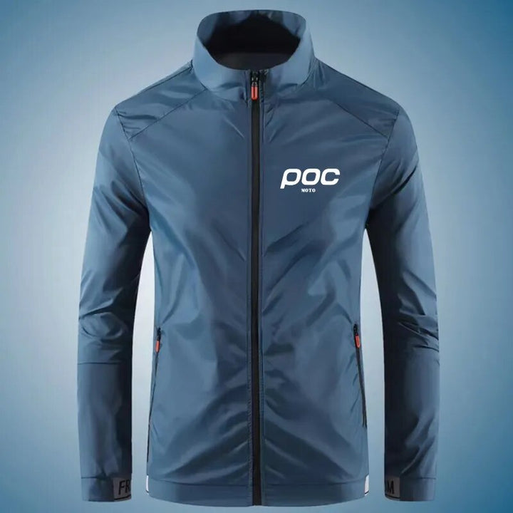 Evy | Sleek Men's Windproof Athletic Jacket With Full Zip