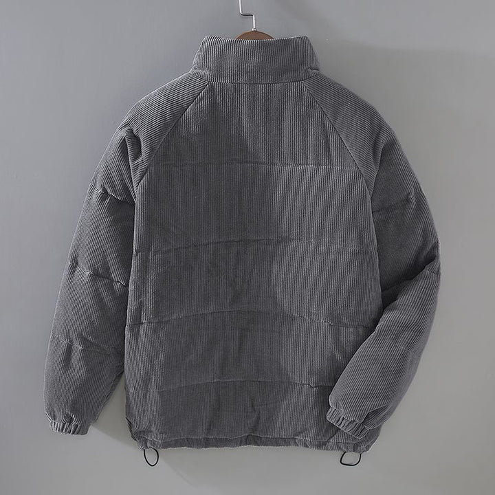 Aurora | Stylish Mens Corduroy Quilted Puffer Winter Jacket