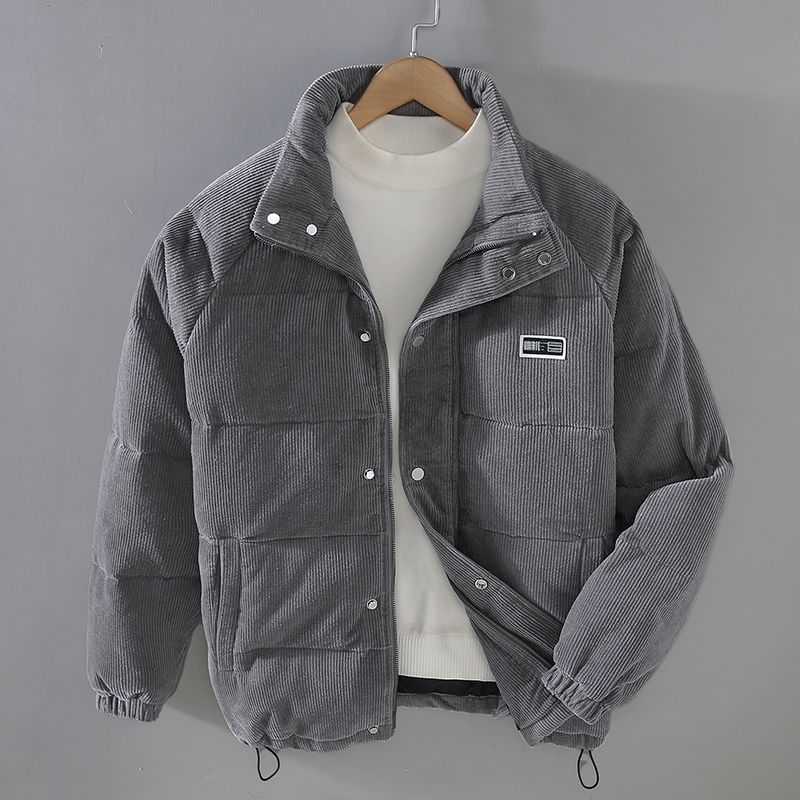 Aurora | Stylish Mens Corduroy Quilted Puffer Winter Jacket