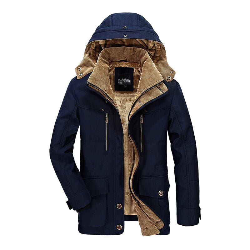 Amelia | Elegant Hooded Fleece-Lined Winter Parka For Men