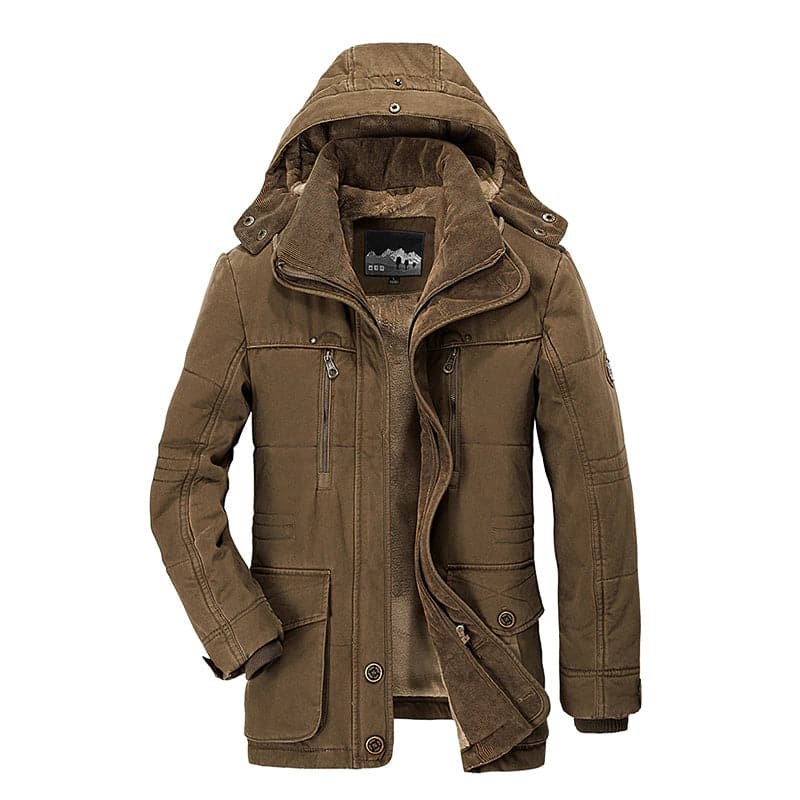 Amelia | Elegant Hooded Fleece-Lined Winter Parka For Men