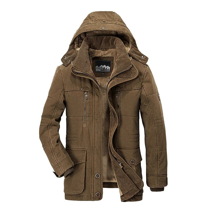 Amelia | Elegant Hooded Fleece-Lined Winter Parka For Men