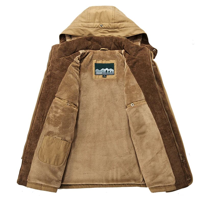 Amelia | Elegant Hooded Fleece-Lined Winter Parka For Men