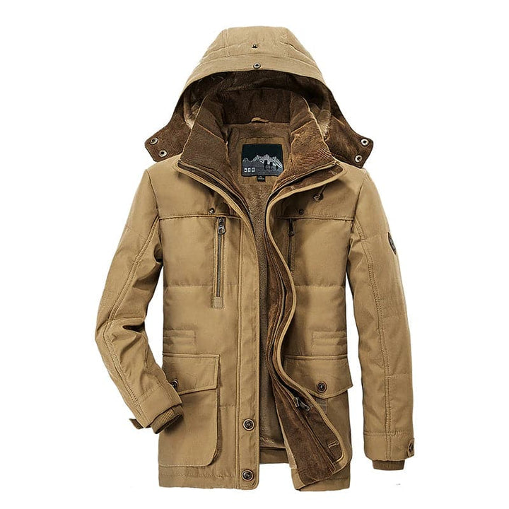 Amelia | Elegant Hooded Fleece-Lined Winter Parka For Men