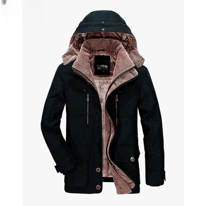 Amelia | Elegant Hooded Fleece-Lined Winter Parka For Men