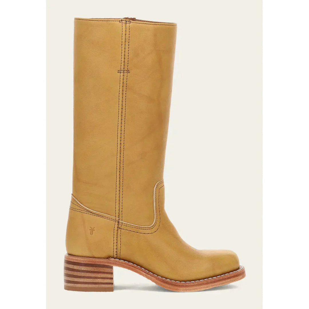 | Elegant Women's Brown Leather Knee High Cowboy Boots