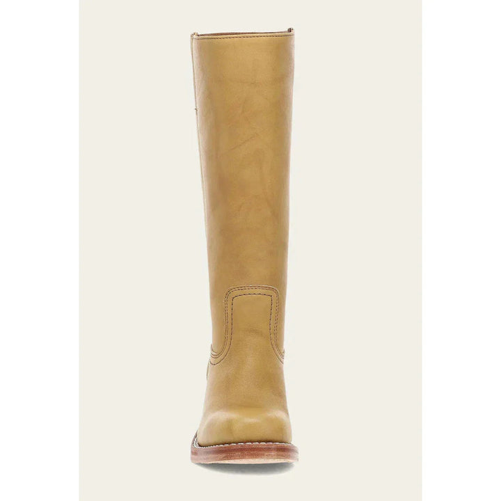 | Elegant Women's Brown Leather Knee High Cowboy Boots
