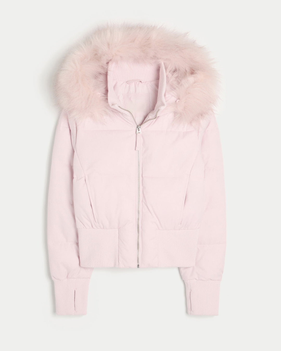 Sienna | Stylish Quilted Puffer Jacket With Faux Fur Hood