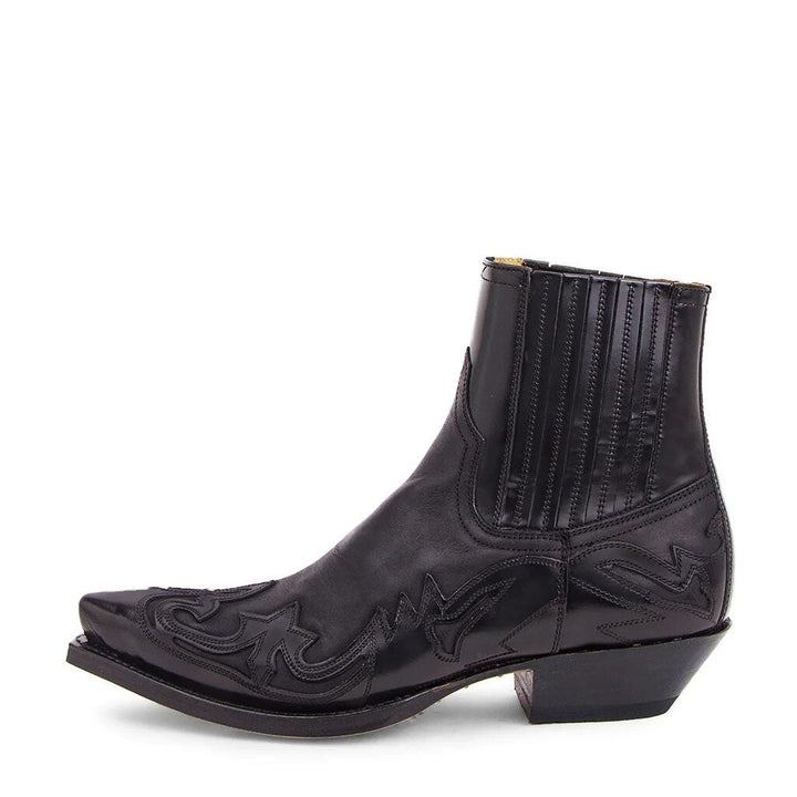 Bradley | Men’s Vintage Cowboy Boots with Stitching