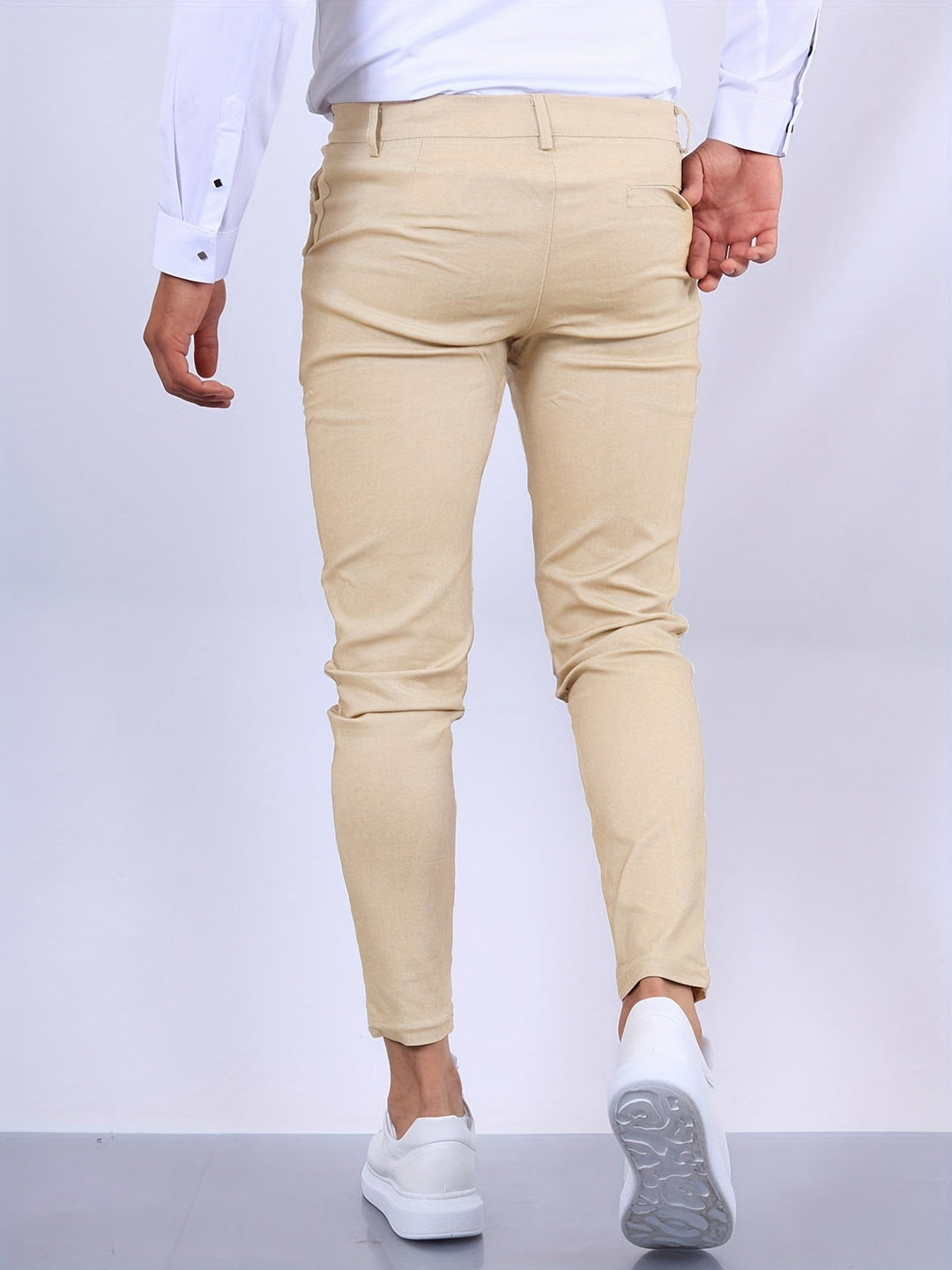Kai | Elegant Slim Fit Business Trousers For Modern Men