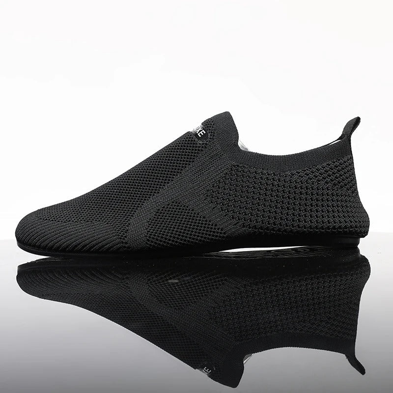Paige | Stylish Knit Barefoot Slip-On Sneakers With Breathable Mesh