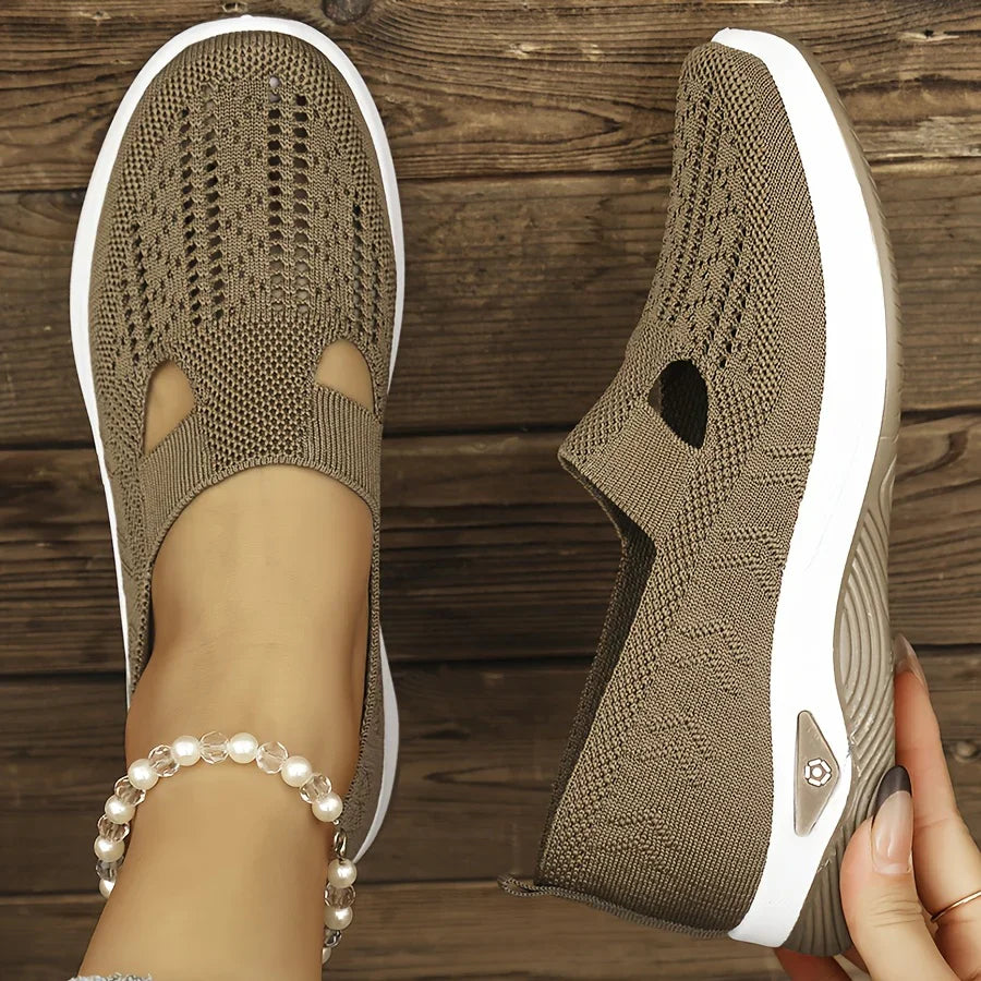 Sabrina | Stylish Knit Slip-On Orthopedic Sneakers With Arch Support