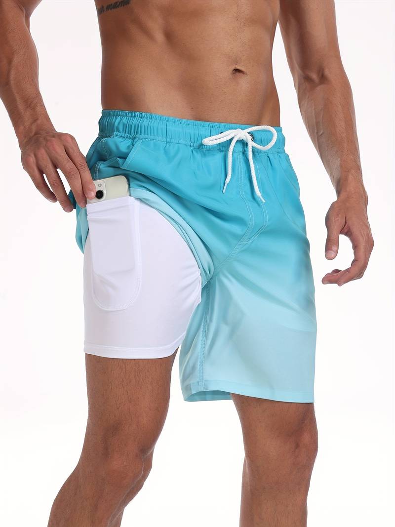 Ariel | Stylish Men's Flamingo Print Beach Swim Shorts