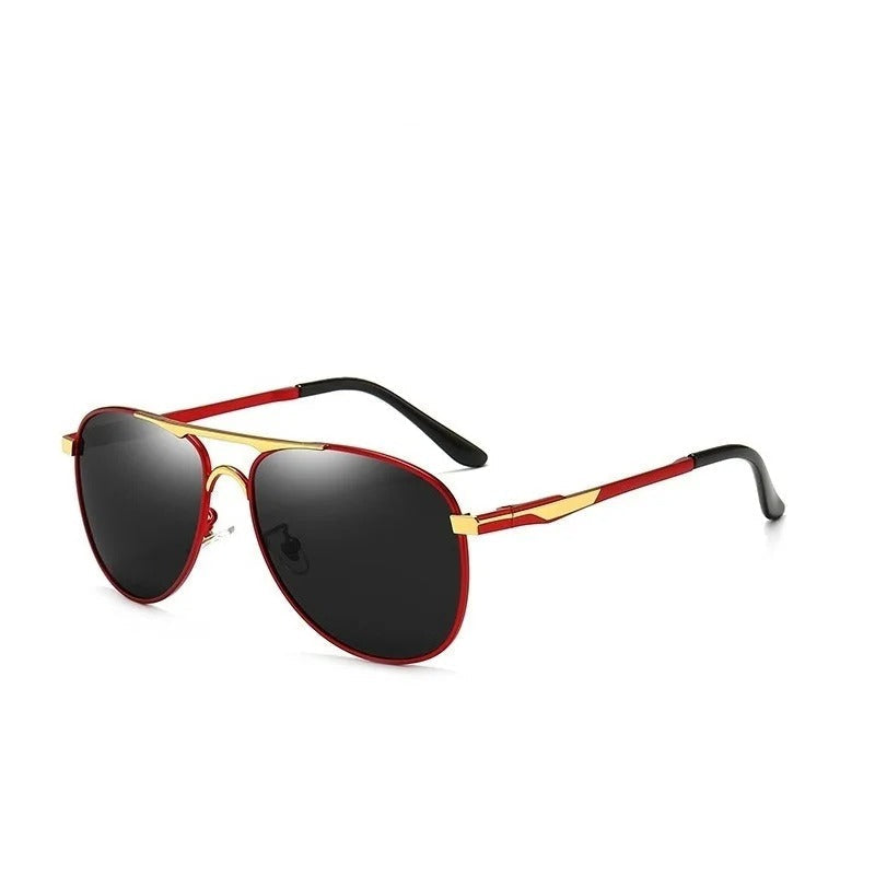 Austin | Classic Aviator Sunglasses With Silver Metal Frame