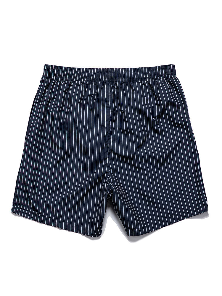 Naples | Stylish Linen Short Sleeve Shirt & Striped Shorts Set Men