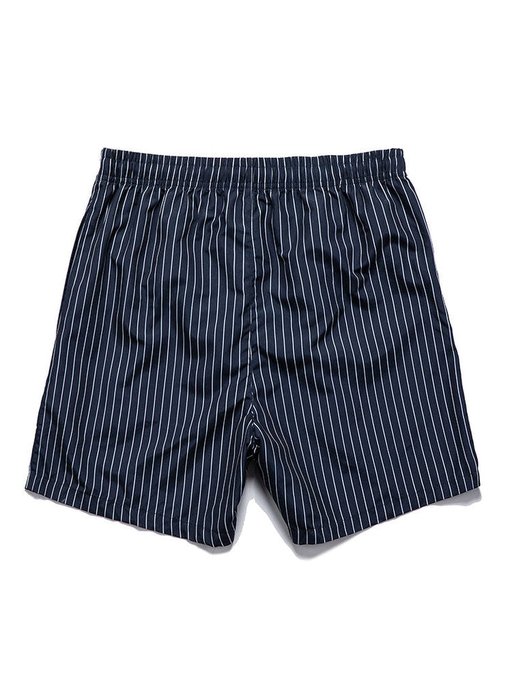 Naples | Stylish Linen Short Sleeve Shirt & Striped Shorts Set Men