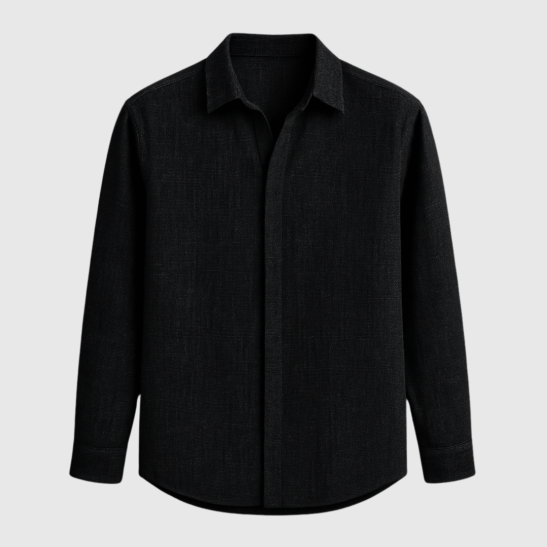 Serena | Stylish Button-Down Long Sleeve Linen Shirt