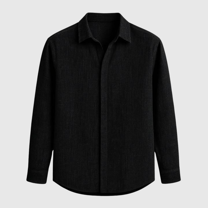 Serena | Stylish Button-Down Long Sleeve Linen Shirt