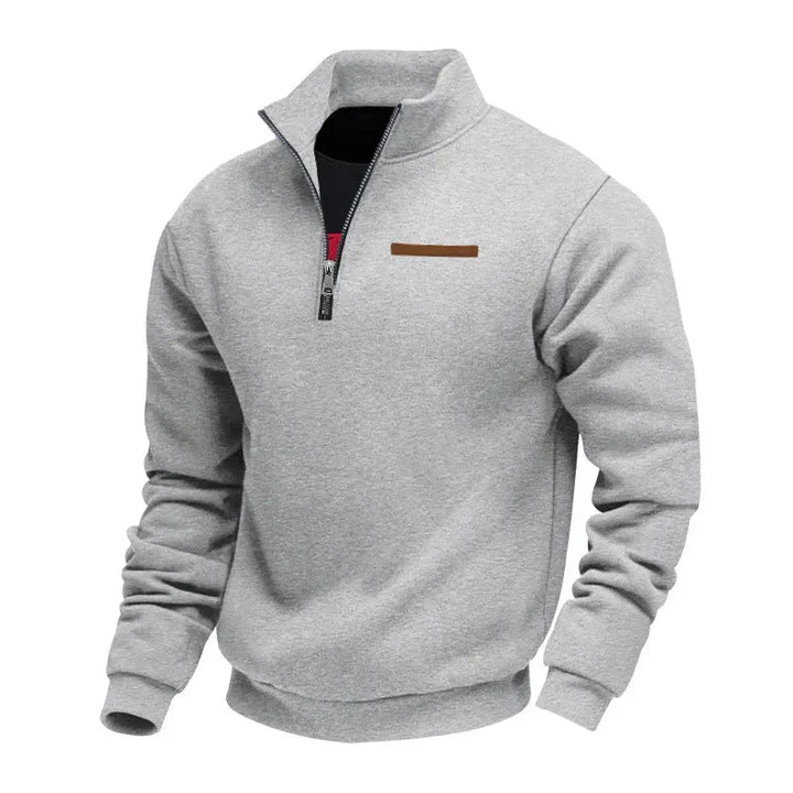 Tilly | Stylish Quarter Zip Fleece Pullover With Stand Collar