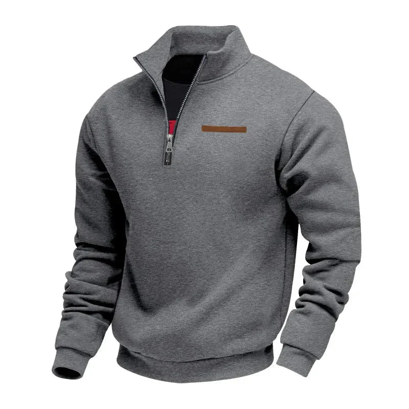 Tilly | Stylish Quarter Zip Fleece Pullover With Stand Collar