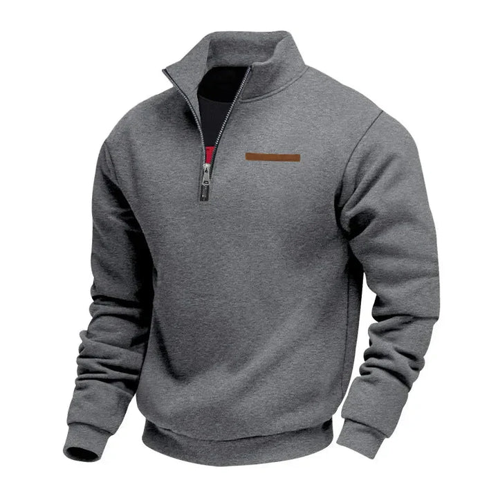 Tilly | Stylish Quarter Zip Fleece Pullover With Stand Collar