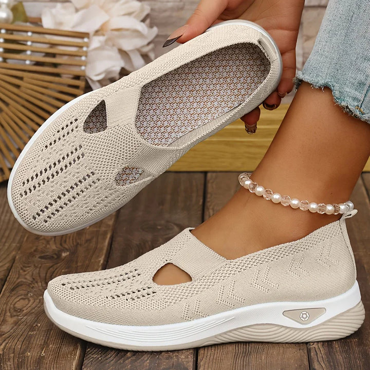 Sabrina | Stylish Knit Slip-On Orthopedic Sneakers With Arch Support