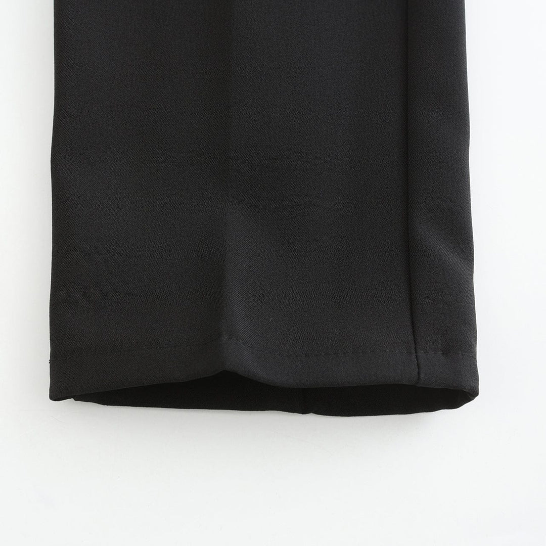 Rosalynn | Elegant Stretch Dress Pants Men - Black Formal