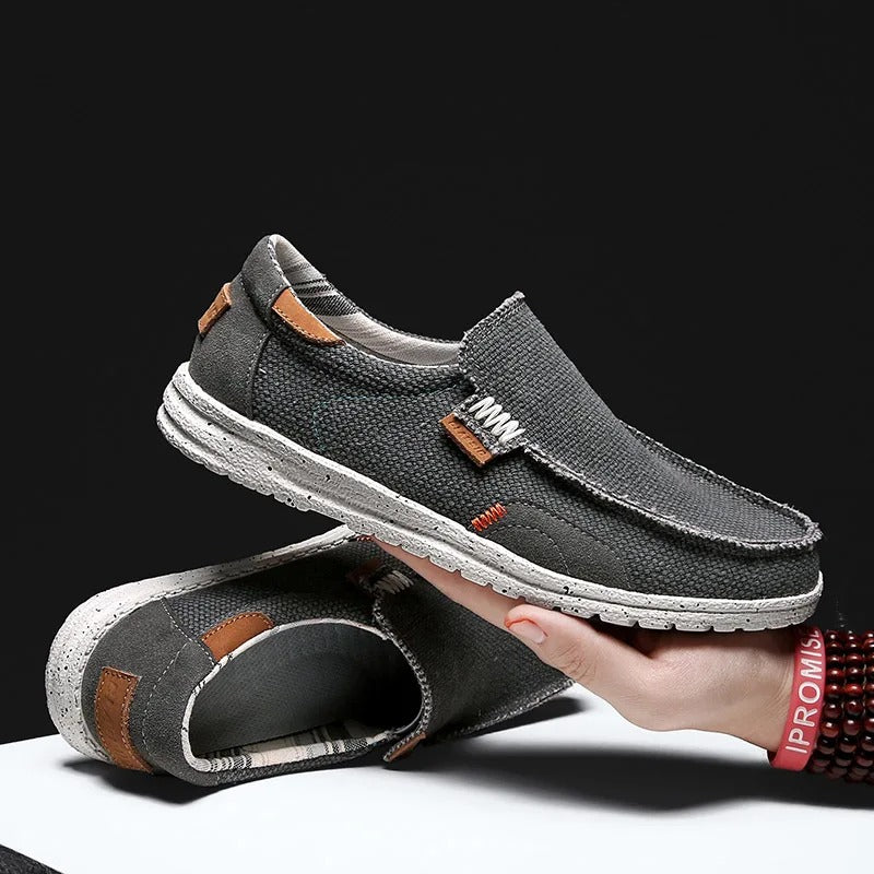 Dockstone | Stylish Canvas Slip-On Loafers For Men