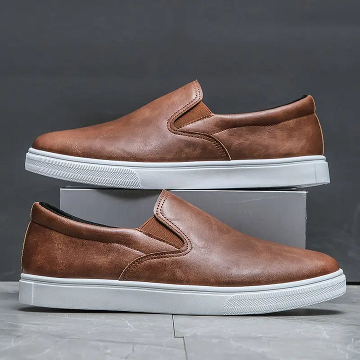 Harlow | Stylish Slip-On Vegan Leather Loafers For Men