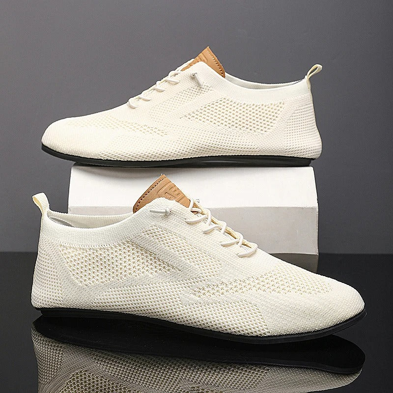 Serena | Stylish Mesh Knit Slip-On Sneakers With Breathable Design