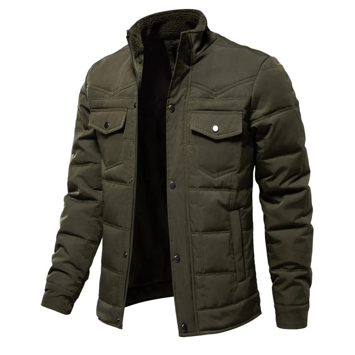 Marcus | Stylish Men's Quilted Stand Collar Winter Jacket