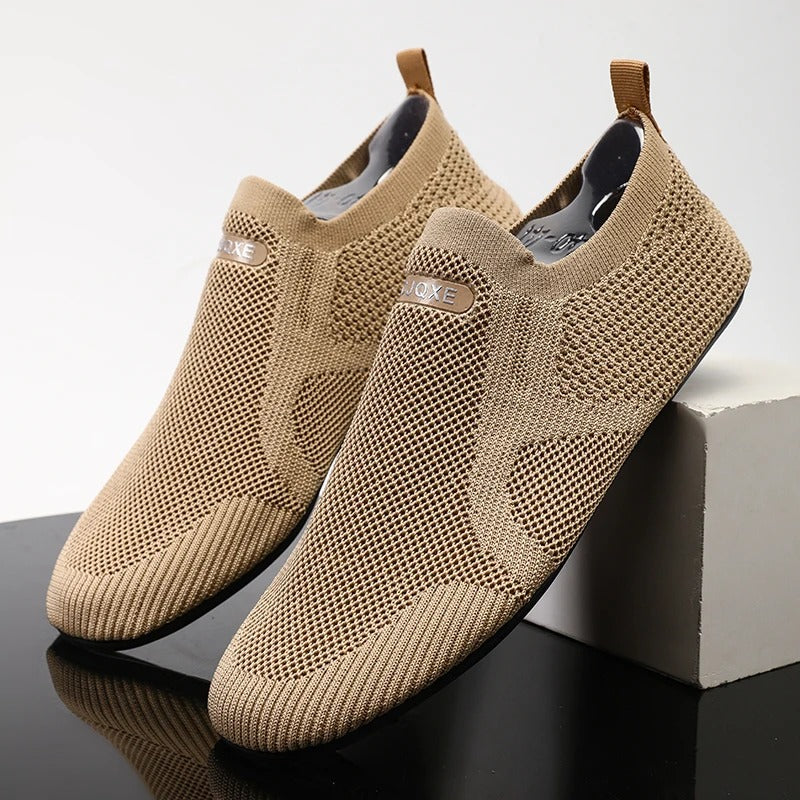 Paige | Stylish Knit Barefoot Slip-On Sneakers With Breathable Mesh