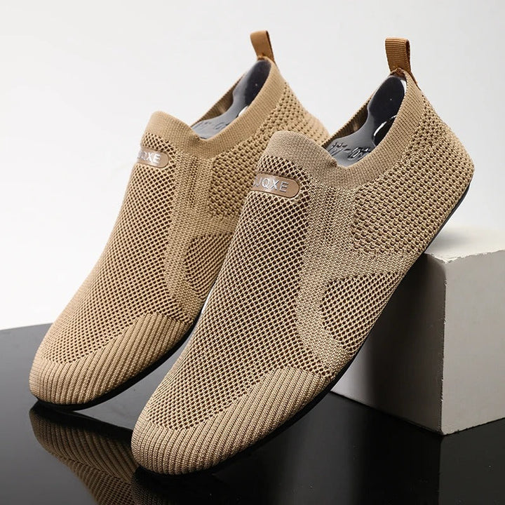 Paige | Stylish Knit Barefoot Slip-On Sneakers With Breathable Mesh