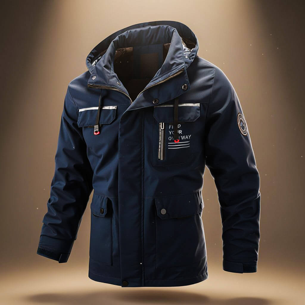 Eloise | Hooded Weather-Resistant Winter Jacket Men's