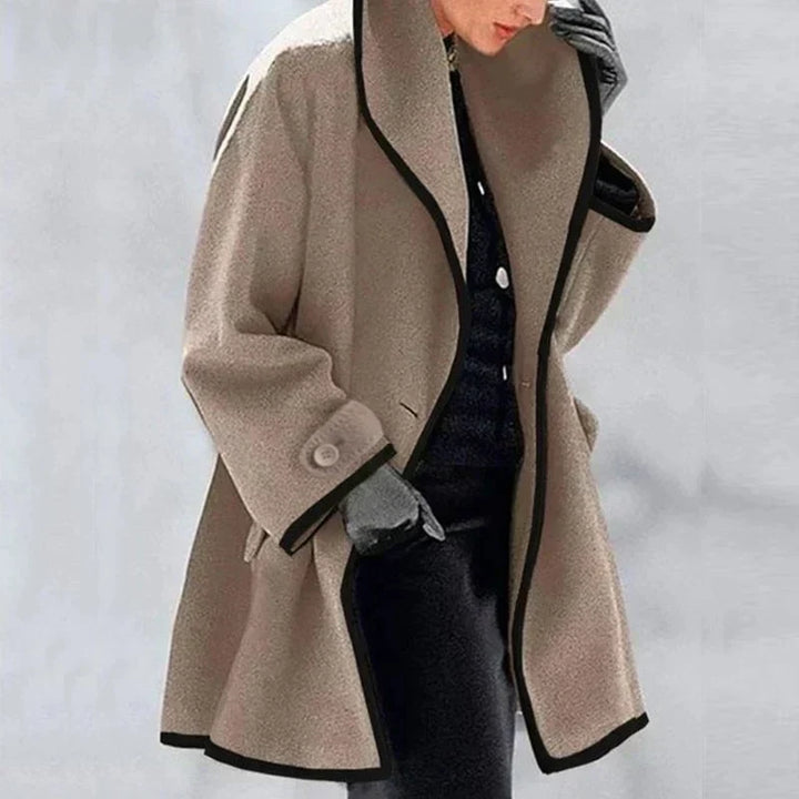Penelope | Elegant Oversized Double-Breasted Wool Coat