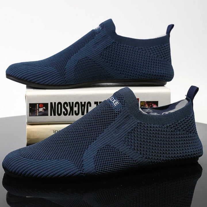 Paige | Stylish Knit Barefoot Slip-On Sneakers With Breathable Mesh