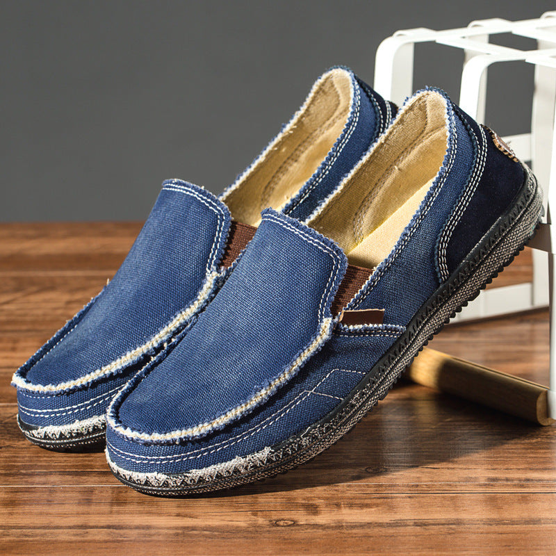 Naila | Stylish Canvas Slip-On Loafers For Men