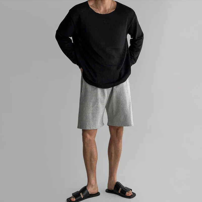 Elyse | Effortless Long Sleeve Knit Pullover With Round Neckline