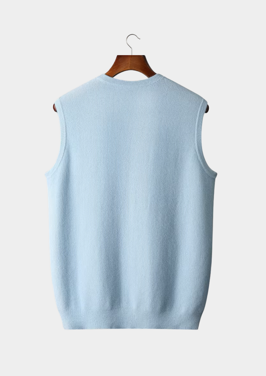 Cordelia | Sleek Crewneck Cashmere Vest Sleeveless